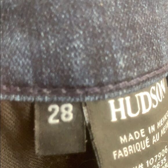 👖 Hudson Dark Wash Skinny Jeans - Size 28 - Distressed Very Soft & Stretchy - Picture 7 of 7